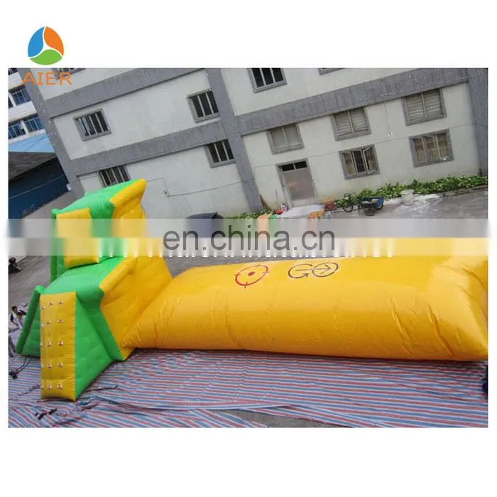 Outdoor Giant Inflatable diving platform sport games for hot sale