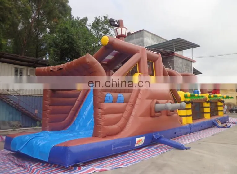 2017 New Design Commercial Indoor Tunnel Pirate Boat Obstacle