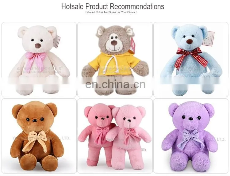 Factory china plush teddy bear stuffed toy