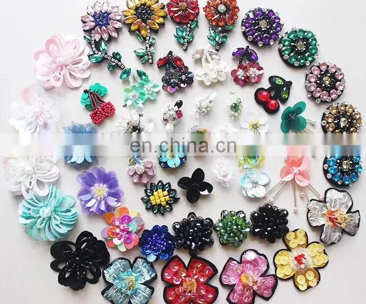 fruit Patches Beaded Handmade Applique