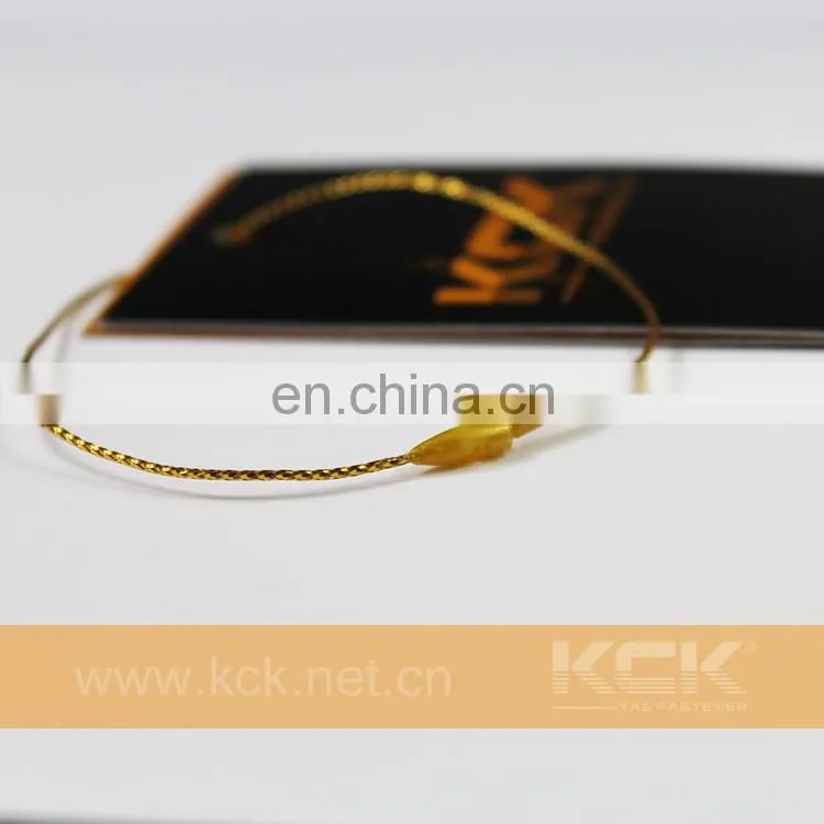PET GOLD Price Tag String,Bag Hang Tag String 200mm