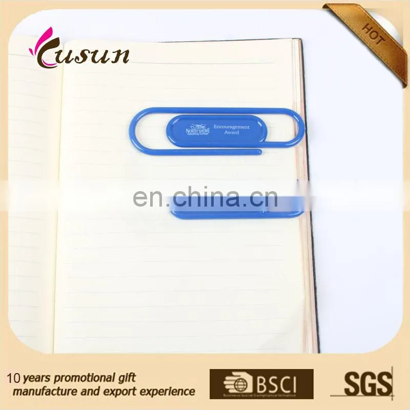 BSCI Promotional High quality best price customized bookmarks plastic clips