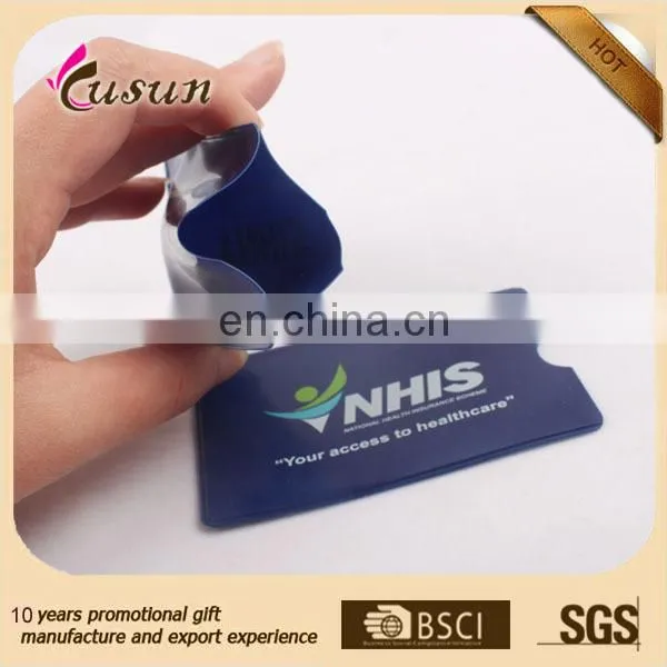 2015 Simple High quality leather pu credit ID card holder Fashion Custom Promotional Cheap Card Holder