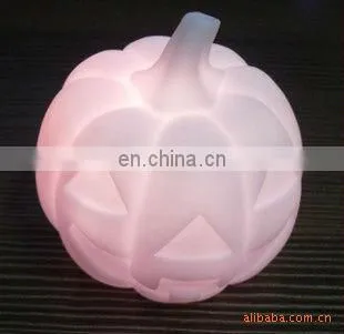 Vinyl promotion LED colorful Halloween pumpkins for toy