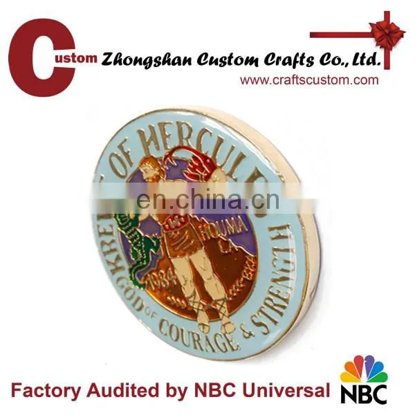 Custom cheap souvenir fake silver metal coin