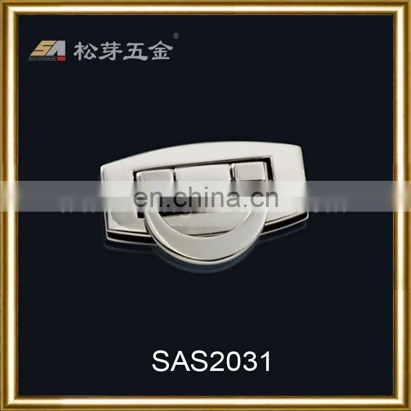 Top class magnetic metal twist lock for bags manufacturer in china