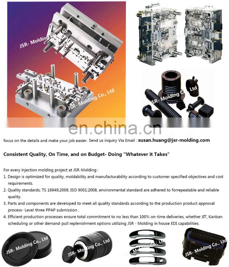 Precision steel inserts with hardware components by CNC and griding machine