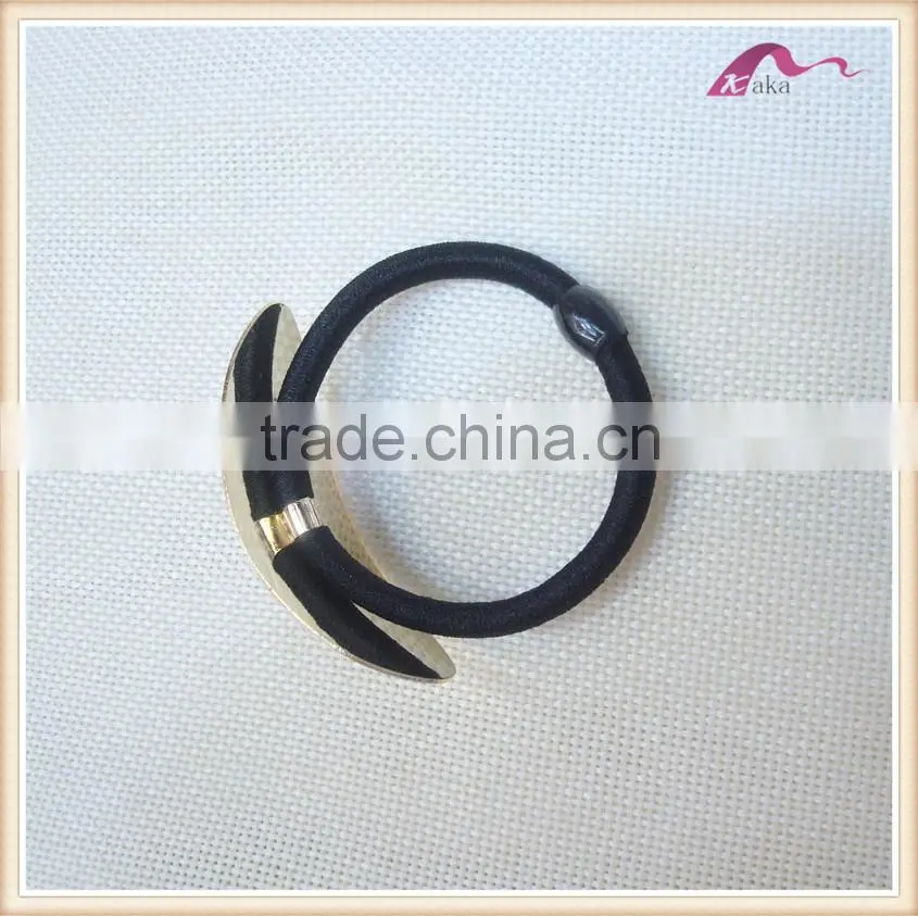 Korean Hair accessories new arrival metal leaves hair smooth hair band for women fashion