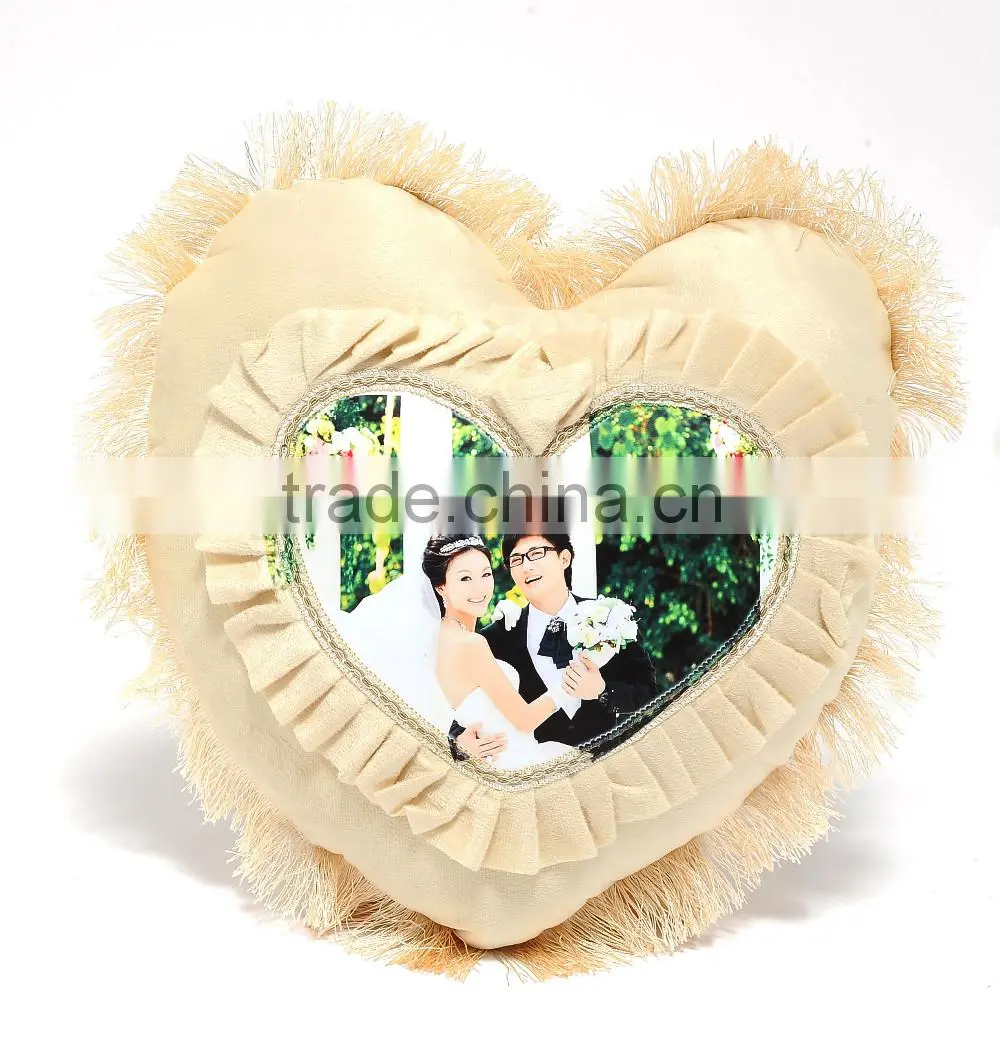 Custom Sublimation Heat Transfer Printing Pillowcase with Tassel 42*42cm