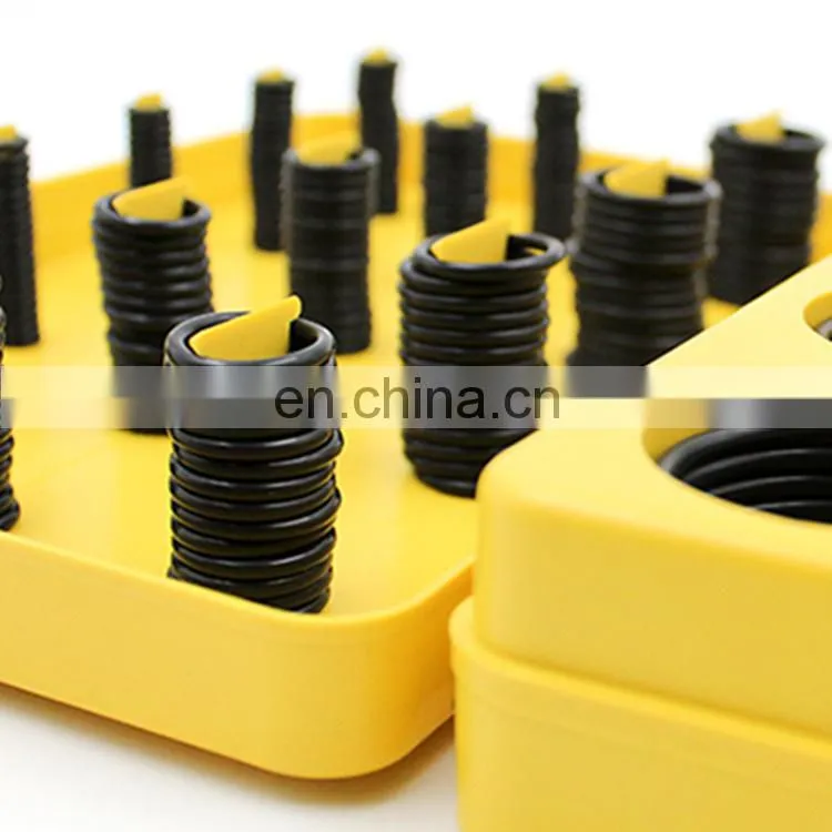 Accept Custom Rubber Silicone O Ring Set NBR FKM FFKM EPDM HNBR Kit Orings VMQ Buna Nitrile FPM Oring Box with High Quality