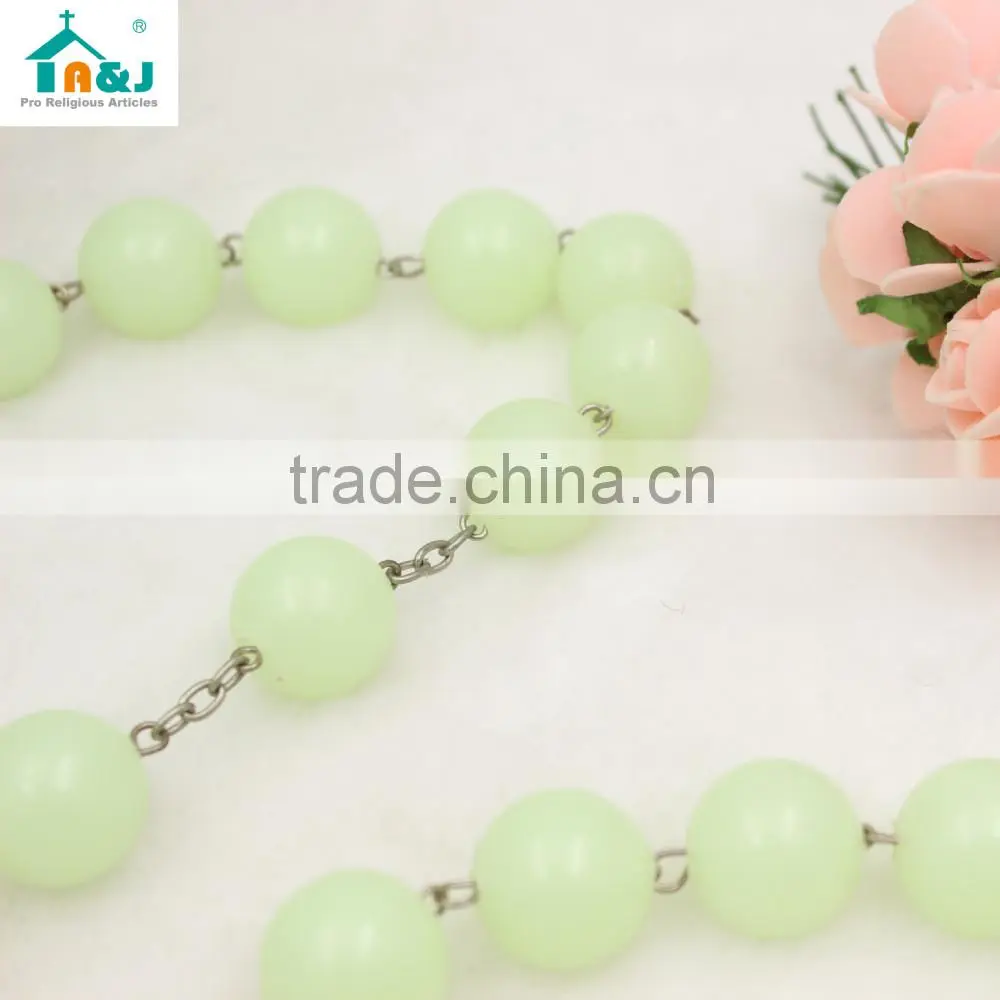 Alibaba Trade Assurance Supplier luminous bead rosary Hot Sale cheap