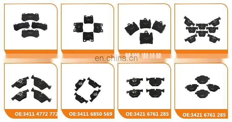 high quality brake pad set for w204 w212 w207 oem 0074207520