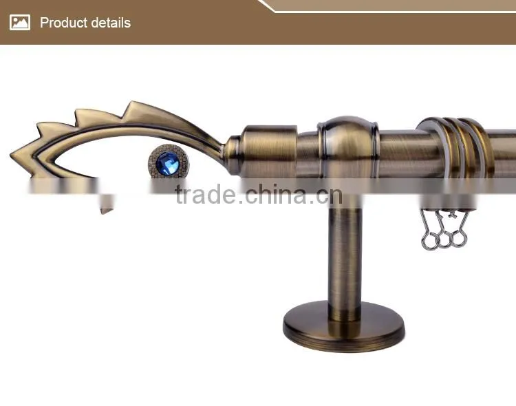 Unique classicsl blsck curtain pole for sale