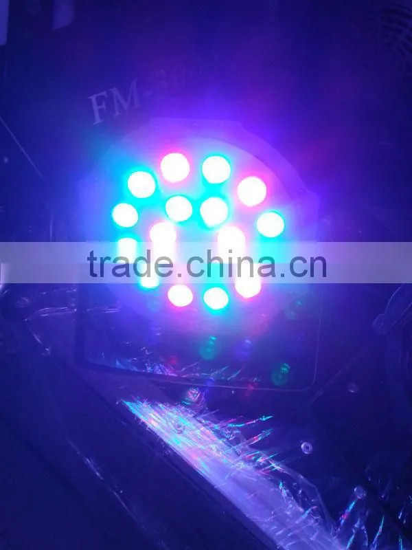 Vitop factory stage mini flat par light 18x3watt rgb 3in1 indoor mini par light