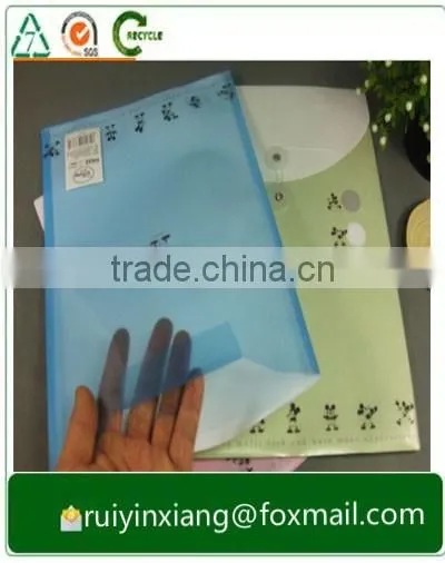 Paper Material and Document Bag Type expanding file with one pocket