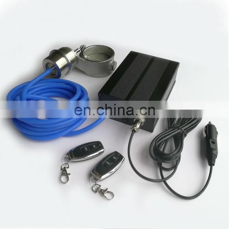 Electronic valve switch universal 63 mm 2.5 inch 3 inch electric exhaust cut-off valve cut-off closing vacuum control