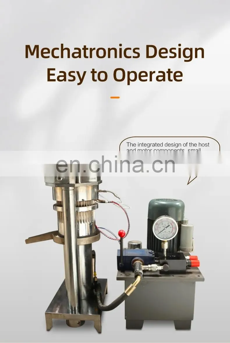 Cold & Hot Pressing Machine hydraulic oil Soybean Oil sesame oil pressing machine