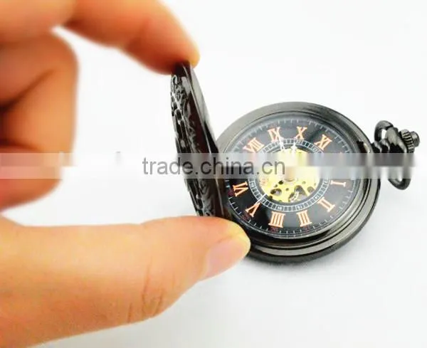 mechanical pocket watch skeleton automatic mechanical watch