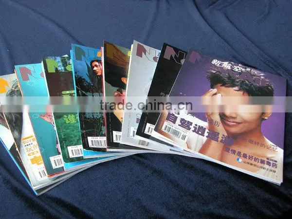 Cheap fashion magazine printing/magazine printing service