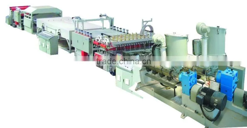 PP polypropylene corrugated sheet machine