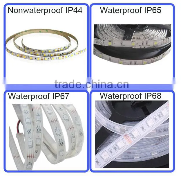 Outdoor waterproof side emitting mini rgbw 5050 led light strip