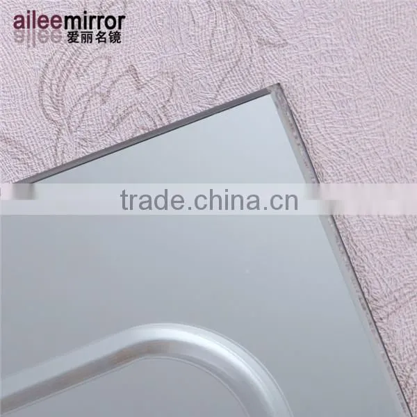 one way concave bathroom mirror cabinet with light
