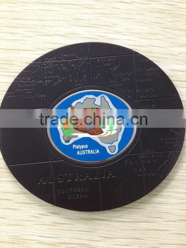 High quality fancy tea plastic cofee cup mat