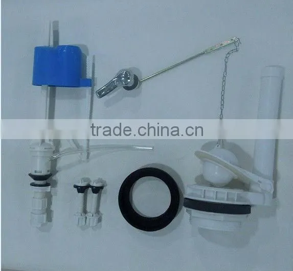 silent fill valve and toilet tank lever and toilet tank handle