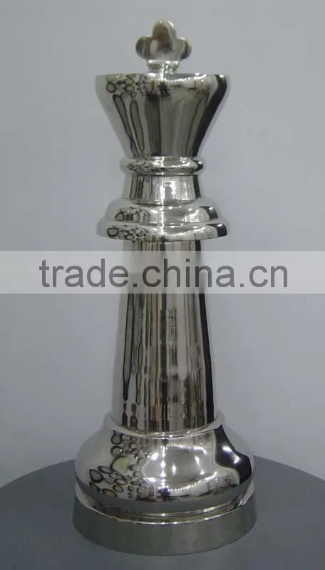 Aluminum Decorative Chess Coin in rough finish