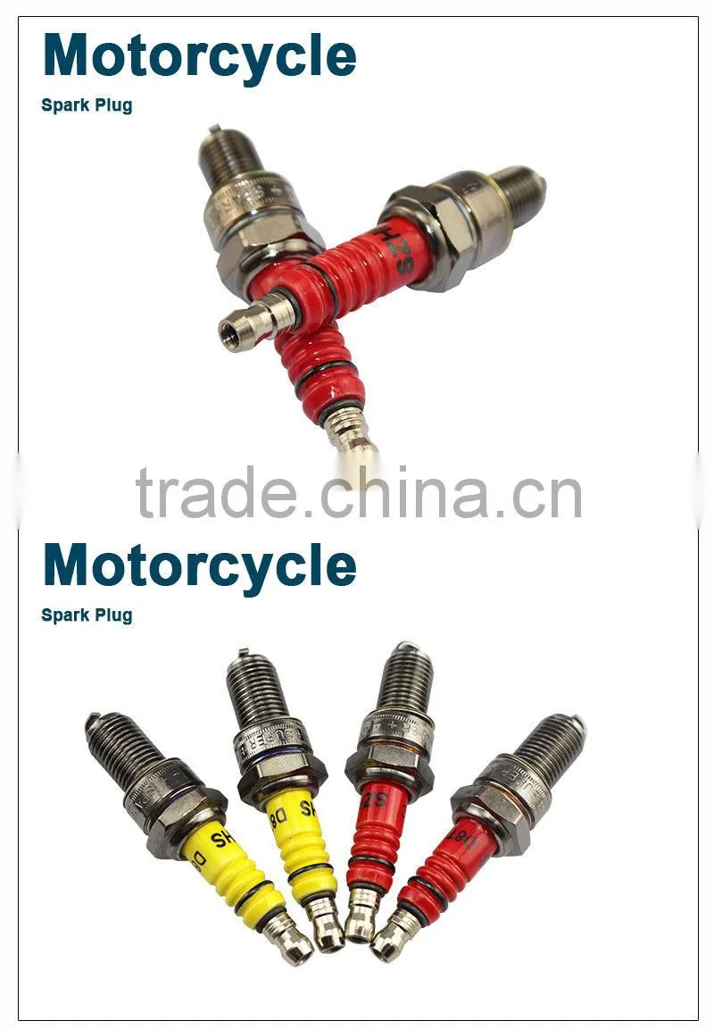 Hot sale competitive price high quality alibaba export oem motor cycle spark plugs