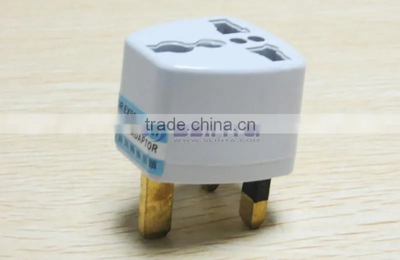 Wholesales Cheap Price AU US EU to UK Adapter Converter 3 Pin AC Power Plug Adaptor Connector