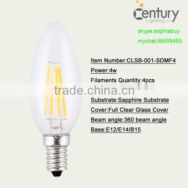 China Supplier Hot Lights Shenzhen e14 candle led bulb