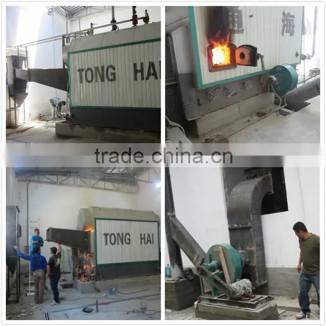 Small wood chip boiler