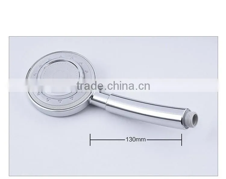 2016top sale Three function Water pressurized ABS shower head