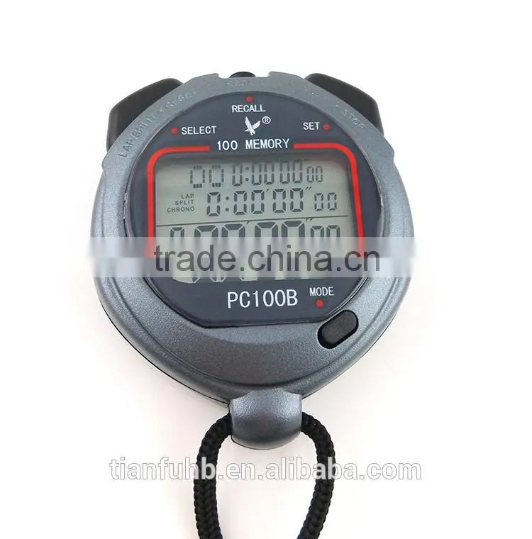 Professional Sports Lcd Display Digital Stopwatch