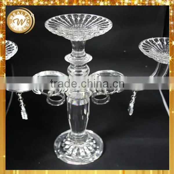 Durable hot-sale crystal k9 candle holder