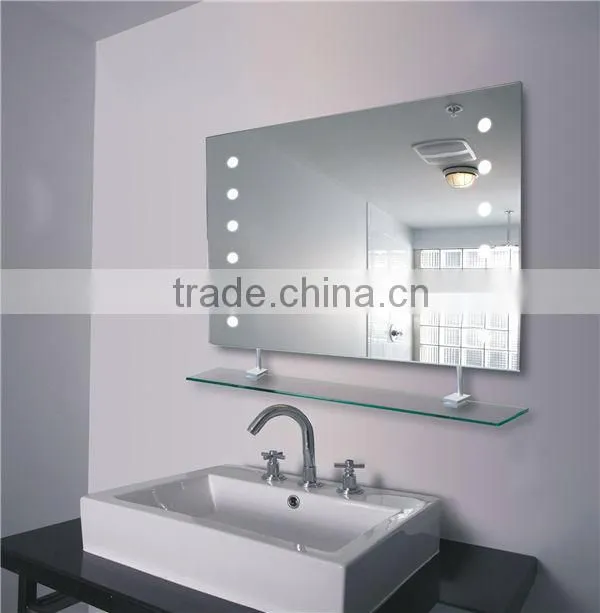 modern pratcial plain home decoration bathroom vanity LED mirror