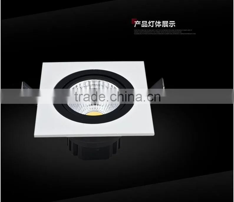 Factory Sales LED Ceiling Lights 3w 5W 7w 10w COB LED Grille Lamp LED Spot light