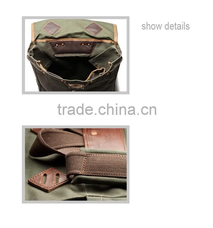high quality canvas backpack/wholesale backpack/backpack for college student