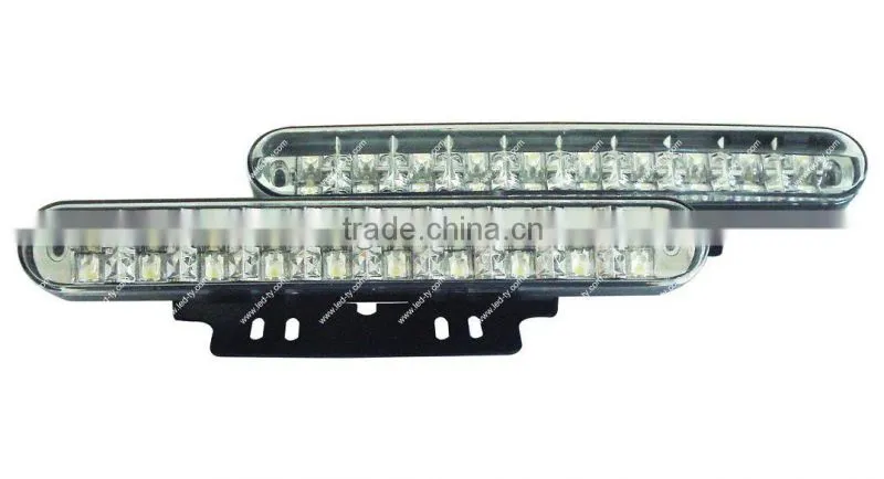 LED Daytime Running Light DRL Daylight Kit + Amber Turn Signal Universal