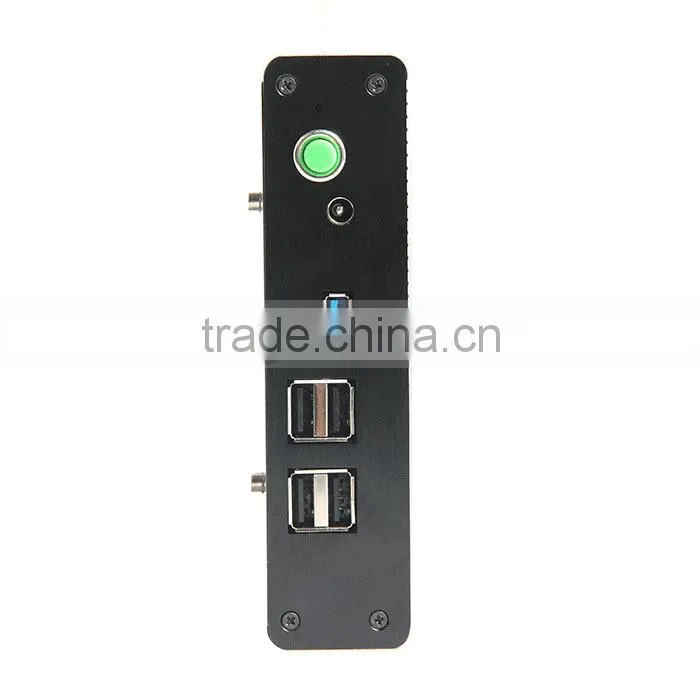 Fanless NUC Bay Trai M Intel Celeron Dual Core N2810 2.0Ghz Mini pc Portable Computer VGA HD MI Dual Display DHL Free Shipping