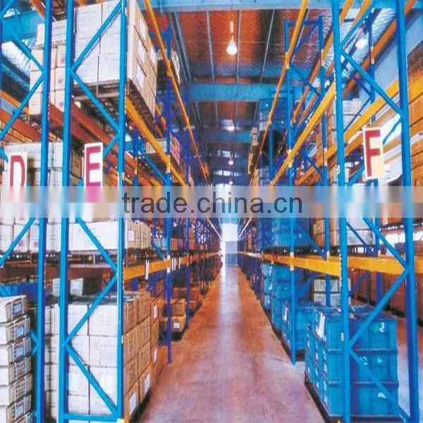 guangzhou factory custom warehouse metal push-back shelving