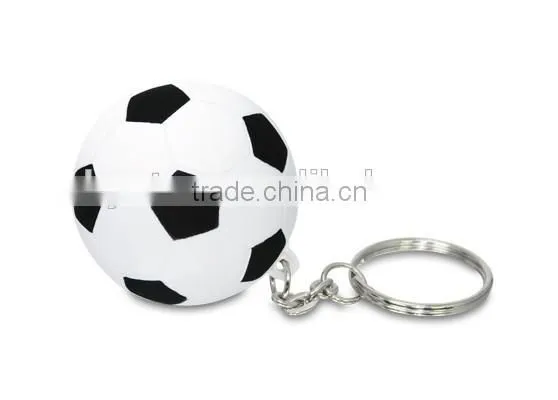 Cheap stress balls metal keychain football