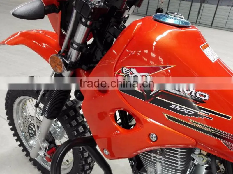 Chongqing loncin engine bike,NEW 2016 orange 200CC dirty bike.150cc off road bike.