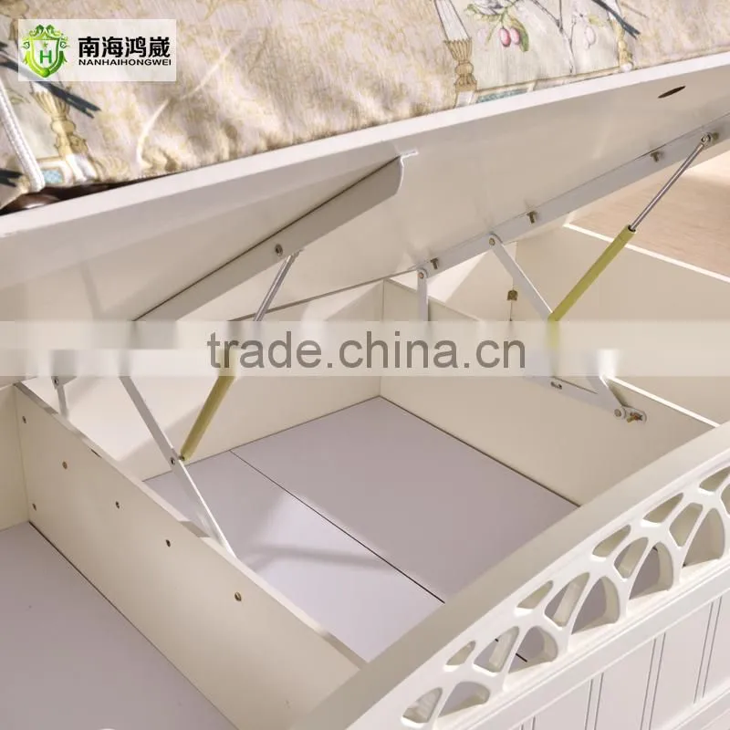 Latest Design White Wooden MDF Modern Bedroom Furniture