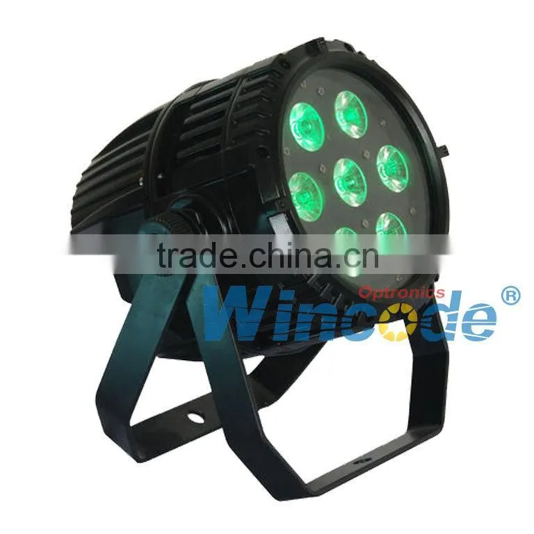 7*18W 6 in 1 water proof led par light for outdoor stage lighting