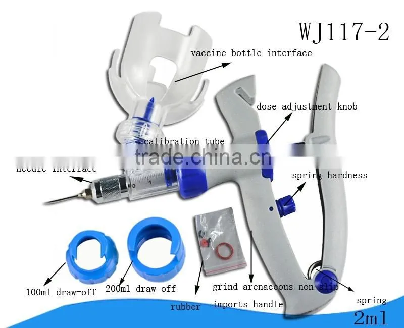 WJ117-2 E2 Type Veterinary Continuous Syringe