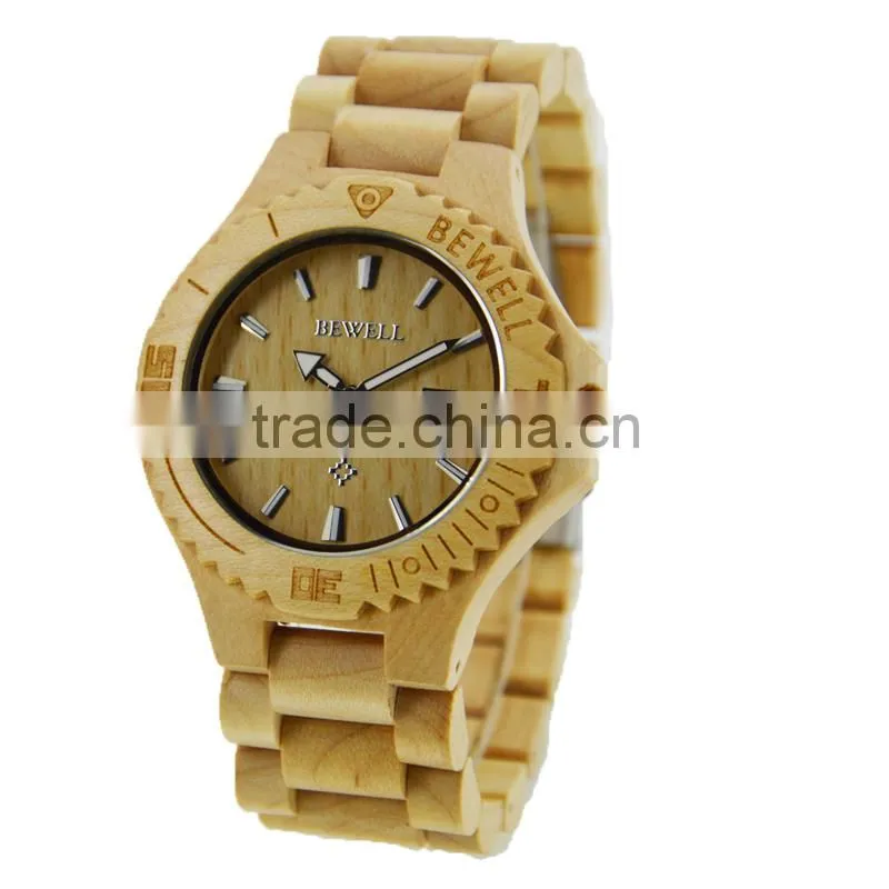 Handmade Elegant Eco-Friendly Natural Wood High Quality Mens Watches