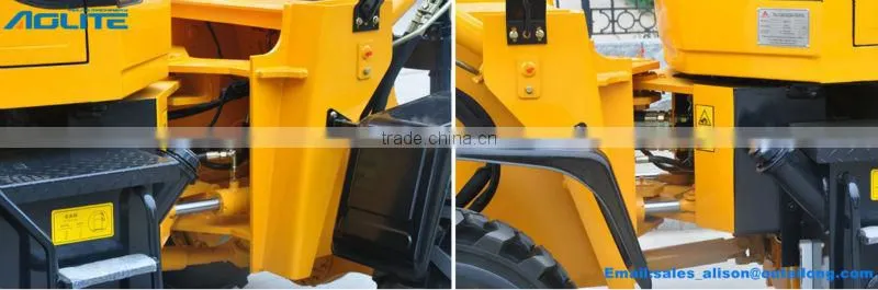 forklift loader for cross-country road ce certification