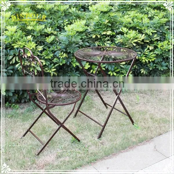 antique cast iron folding table and chair set patio garden furniture
